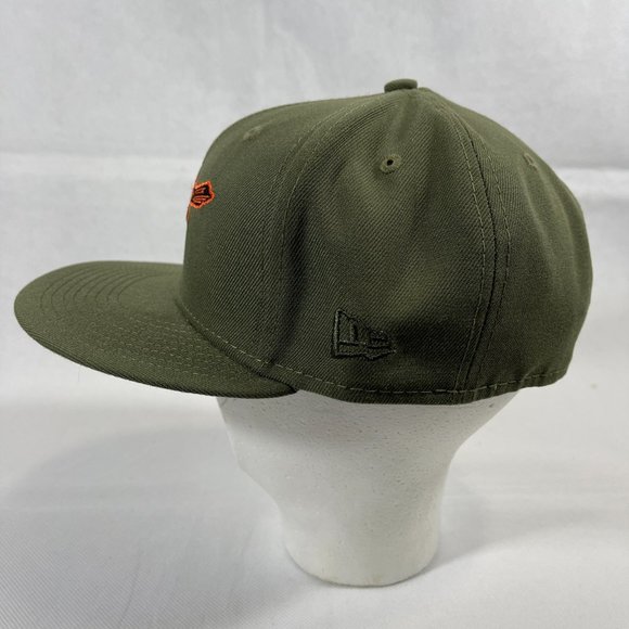 New Era 59FIFTY BALTIMORE ORIOLES Green BIRD LOGO FITTED HAT 60th Anniv. 7 1/4" - Picture 4 of 5